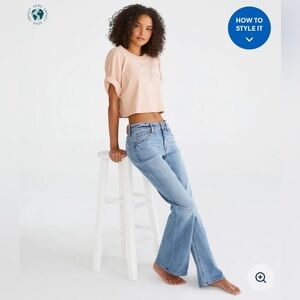 AEROPOSTALE NWT MID RISE FLARE JEANS